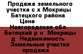 Продажа земельного участка с/х Мокрицы, Батецкого района › Цена ­ 800 000 - Новгородская обл., Батецкий р-н, Мокрицы д. Недвижимость » Земельные участки продажа   . Новгородская обл.